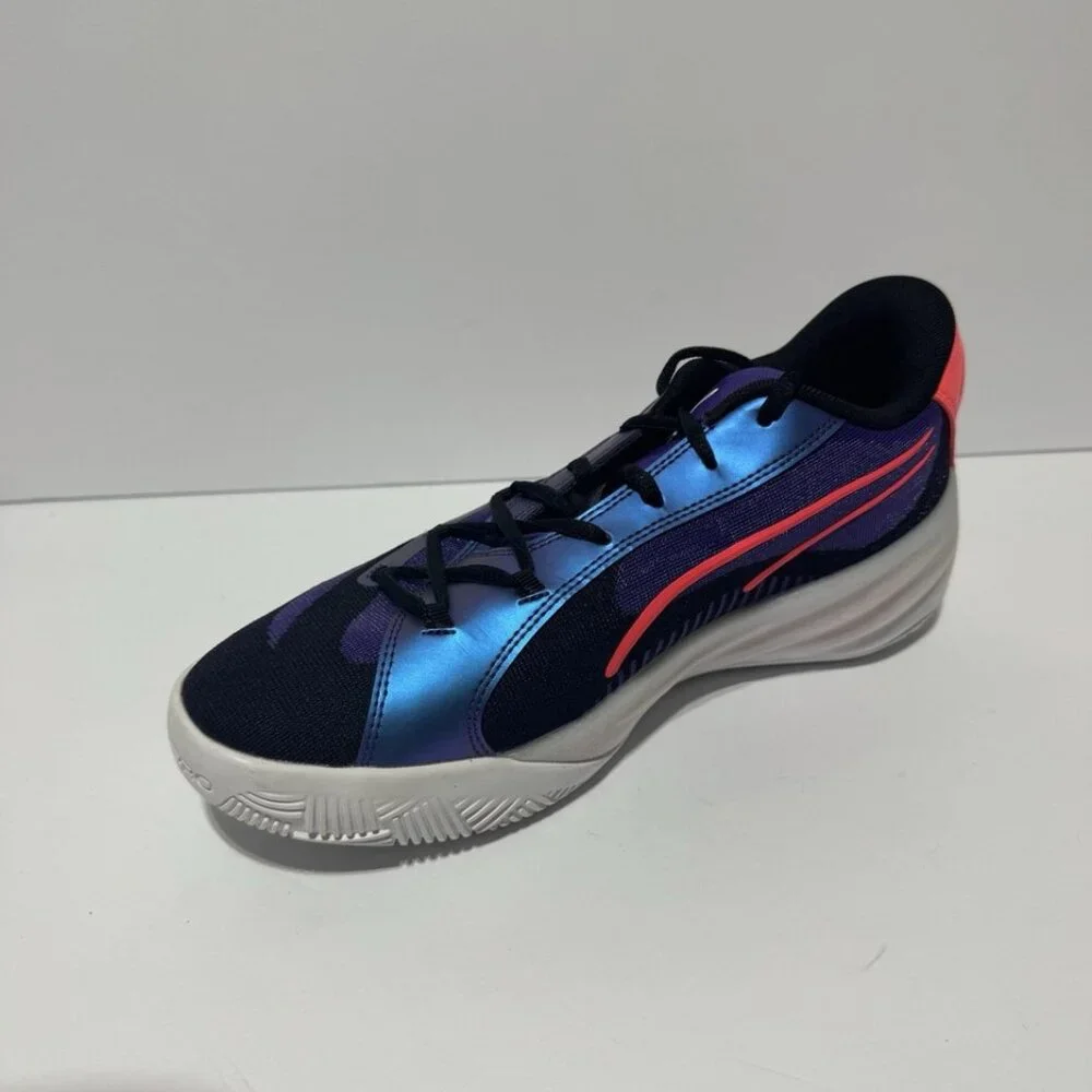 Puma All-Pro Nitro Men's Basketball Shoes Purple/Blue Size 9.5 M